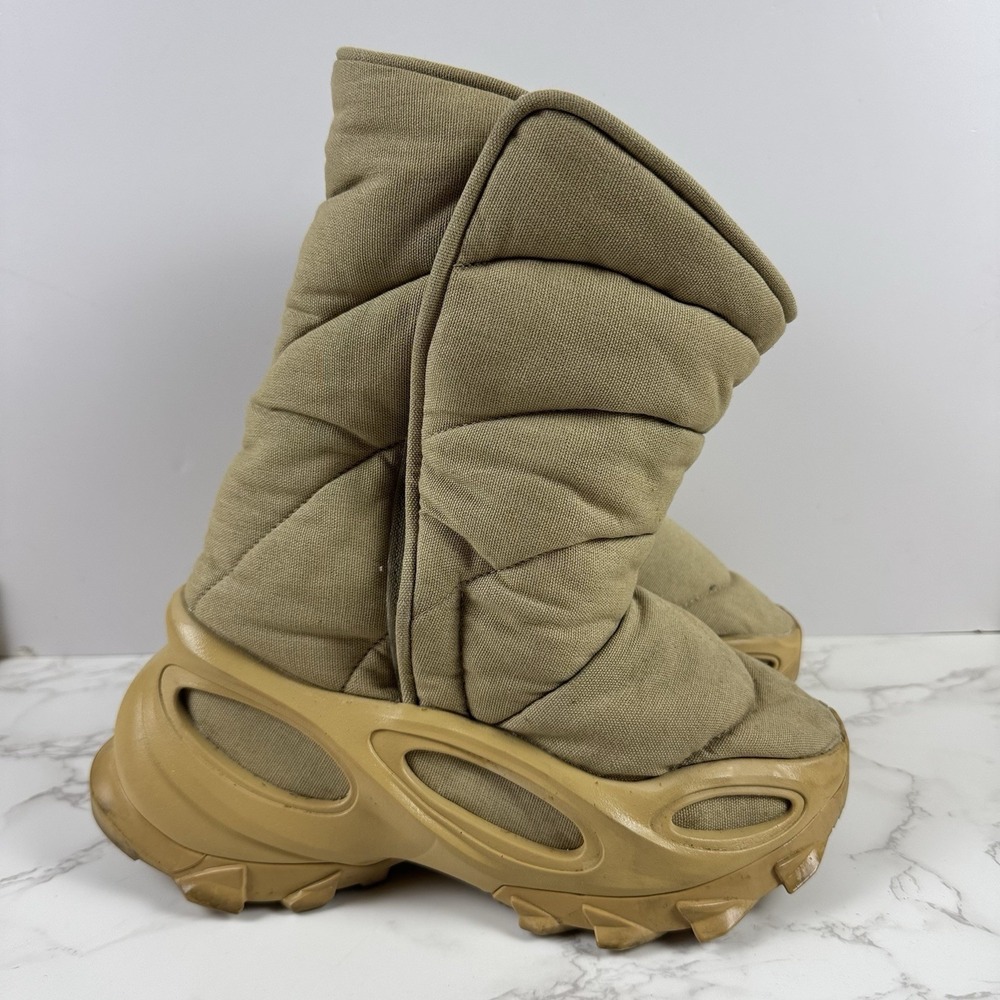 Adidas Yeezy NSLTD Khaki Insulated Snow Boots Sz 5 Men's